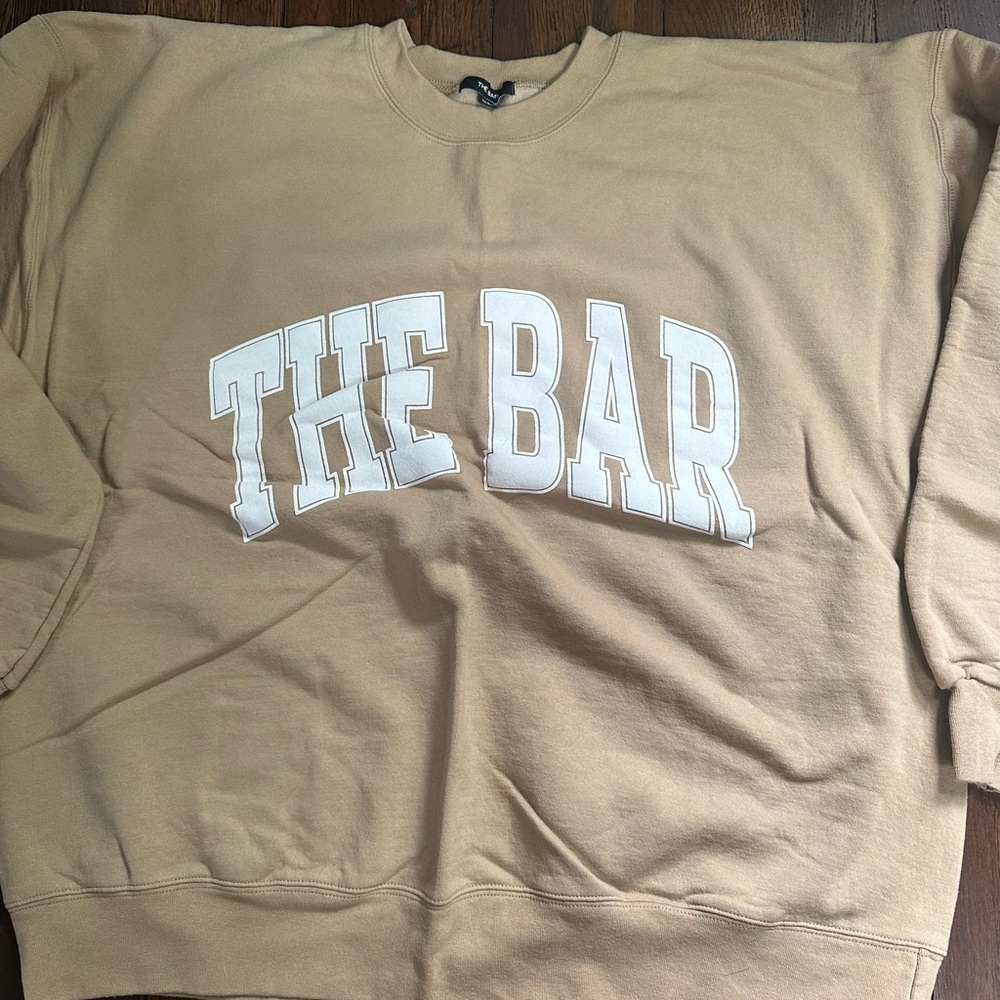 The Bar Tan Sweater